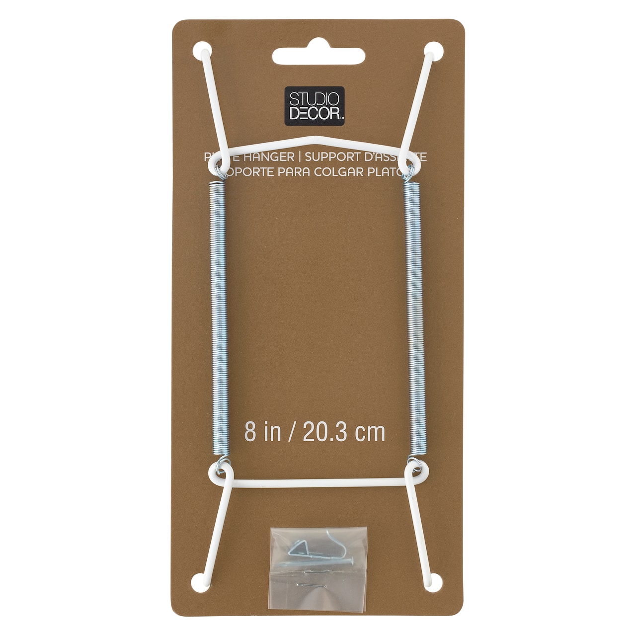 24 Pack: White Plate Hanger by Studio D&#xE9;cor&#xAE;